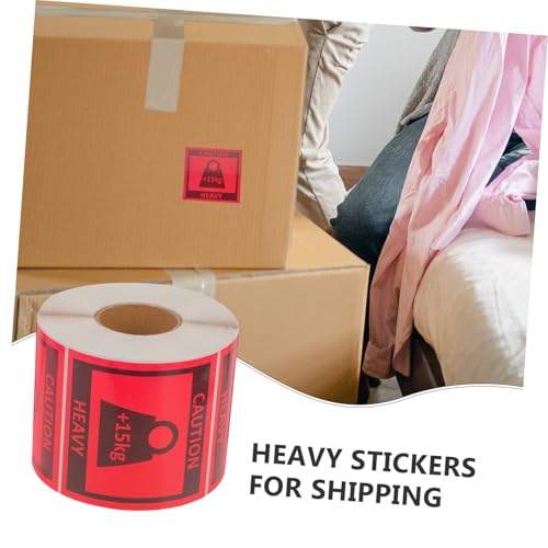 LOLIPPYY Selbstklebende Warnetiketten Rolle Schwerer Transport Aufkleber mit Hoher Haftung Team Lift Caution Label für Versand und Rolle LOLIPPYY Selbstklebende Warnetiketten Rolle Schwerer Transport Aufkleber mit Hoher Haftung Team Lift Caution Label für Versand und Rolle von LOLIPPYY
