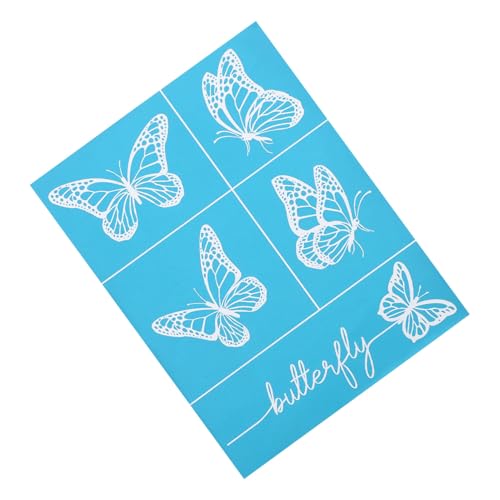 LOLIPPYY Selbstklebende Waschbare Siebdruck schablone aus Hochwertigem Netzmaterial Wiederverwendbar für DIY kunst Textildruck Kinderhandwerk und Kreative Malvorlagen von LOLIPPYY