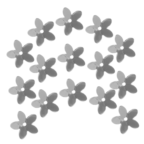 LOLIPPYY Silberne Blumen Pailletten für Kleidung Basteln DIY Dekorative Lose PVC Fünfblättrige Sequins zum Aufnähen für Modeaccessoires und Handarbeit LOLIPPYY Silberne Blumen Pailletten für Kleidung Basteln DIY Dekorative Lose PVC Fünfblättrige Sequins zum Aufnähen für Modeaccessoires und Handarbeit von LOLIPPYY