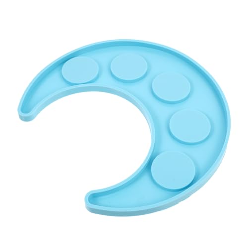 LOLIPPYY Silikon DIY Form Mond Wein Halter Kerzenständer Tray Gießform für Resin Harz Basteln Home Dekoration Langlebig Weich Flexibel von LOLIPPYY