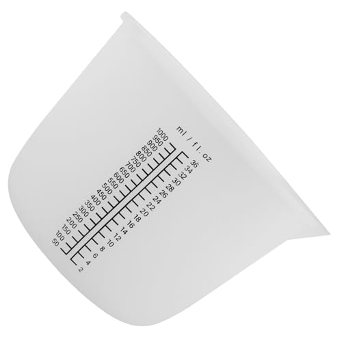 LOLIPPYY Silikon Messbecher Für Epoxidharz Wiederverwendbarer Gießbecher Für DIY Projekte Für Schmuckherstellung Und Bastelarbeiten Mit Klaren Für Präzise von LOLIPPYY