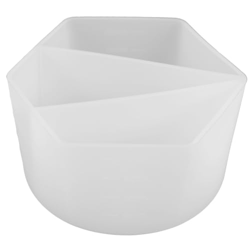 LOLIPPYY Silikon Split Paint Pouring Cup Wiederverwendbare Geteilte Silikon mischbecher für DIY Epoxidharz Malzubehör Leicht Flexibel und Bruchsicher für Präzises Farbgießen und Kreative von LOLIPPYY