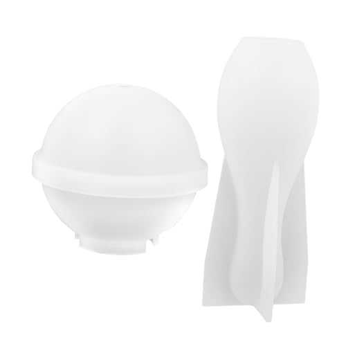 LOLIPPYY Silikonform Bowling Ornament Gießform für DIY Epoxidharz Basteln Handgemacht Glatte Oberfläche Einfache Entformung für Tisch und Regal für Kreative Deko Formen von LOLIPPYY