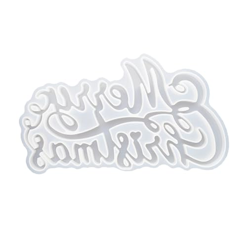 LOLIPPYY Silikonform Buchstaben Weihnachten DIY Silikon Gießform Transparent Flexibel Wiederverwendbar für Hängende Weihnachtsdekorationen Originelles Basteln LOLIPPYY Silikonform Buchstaben Weihnachten DIY Silikon Gießform Transparent Flexibel Wiederverwendbar für Hängende Weihnachtsdekorationen Originelles Basteln von LOLIPPYY