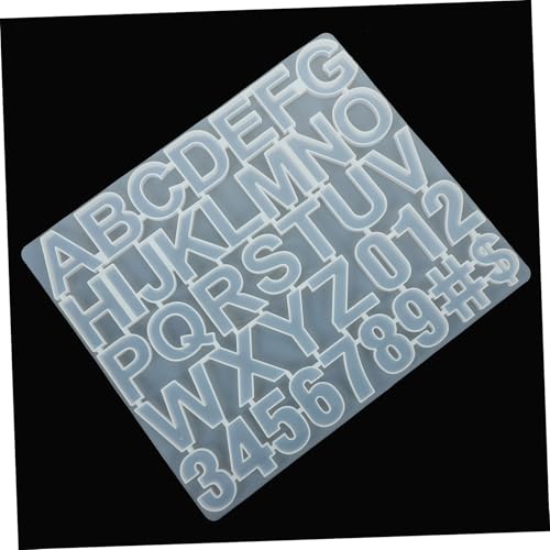 LOLIPPYY Silikonform Buchstaben und Zahlen DIY Schmuckanhänger Gießform aus Flexiblem Langlebigem Silikon für Epoxidharz Basteln Wiederverwendbar Leicht zu Reinigen für Kreative LOLIPPYY Silikonform Buchstaben und Zahlen DIY Schmuckanhänger Gießform aus Flexiblem Langlebigem Silikon für Epoxidharz Basteln Wiederverwendbar Leicht zu Reinigen für Kreative von LOLIPPYY