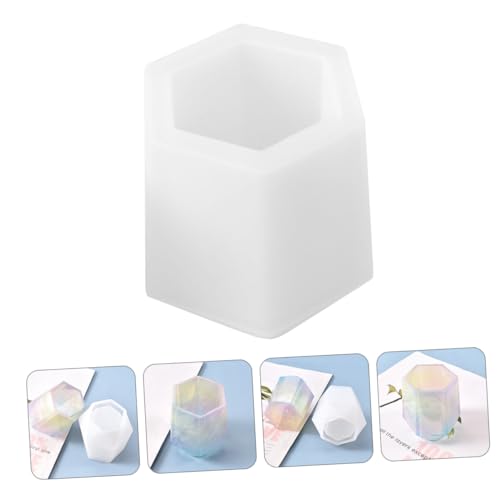 LOLIPPYY Silikonform DIY Resin Epoxidharz Stifthalter Gießform für Schreibtisch Organizer Bastelset Vielseitig Langlebig Kreativ für Büro und Zuhause von LOLIPPYY