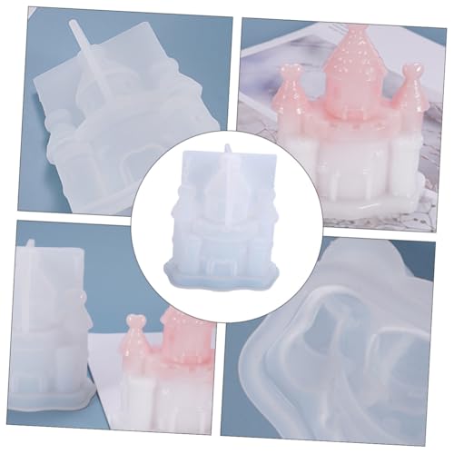 LOLIPPYY Silikonform DIY Schloss Statue Form Handgefertigt Silikon Gießform für Bastelkunst Handcraft Statue Mold Langlebig und Vielseitig für Kreative Dekoration von LOLIPPYY