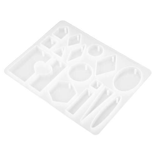 LOLIPPYY Silikonform Herz Schmuck Gussform für DIY Ohrringe und Anhänger Flexibel und Wiederverwendbar für Kreative Bastelprojekte mit Epoxidharz von LOLIPPYY