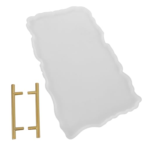 LOLIPPYY Silikonform Tray Mold mit Griffen für Epoxidharz DIY Schmuckschale Originelles Tablett Gießform für Individuelle Wohnkultur und Vielseitige Verwendung LOLIPPYY Silikonform Tray Mold mit Griffen für Epoxidharz DIY Schmuckschale Originelles Tablett Gießform für Individuelle Wohnkultur und Vielseitige Verwendung von LOLIPPYY