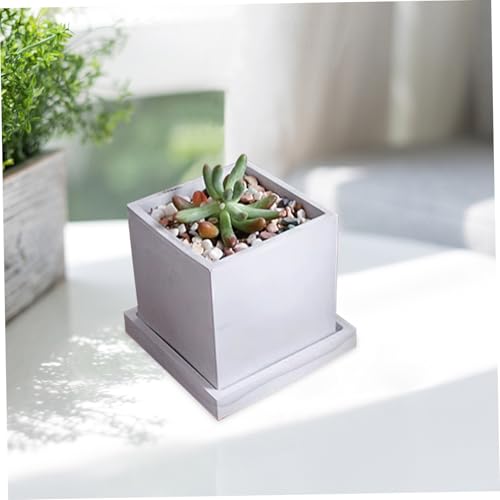 LOLIPPYY Silikonform für Blumentopf und Untersetzer DIY Pflanztopf Gießform für Getrocknete Blumen Widerstandsfähiges Material Einfache Entformung Originelles Basteln mit Glitzer und von LOLIPPYY