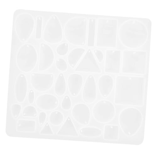 LOLIPPYY Silikonform für DIY Schmuck Gießen Wiederverwendbare Epoxidharz Gießform mit Elastischem Reißfestem Material Antihaftbeschichtet für Anhänger Halsketten und Ohrringe Einfache von LOLIPPYY