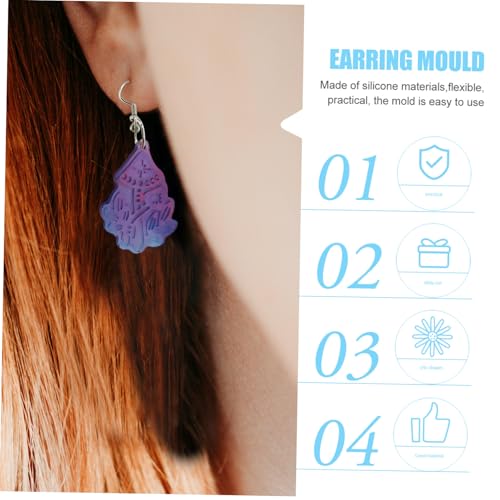 LOLIPPYY Silikonform für Ohrringe und Anhänger Flexible Wiederverwendbare DIY Schmuckform für Epoxidharz Detailreiche Tropfen Dangle designs für Schlüsselanhänger und Schmuckherstellung LOLIPPYY Silikonform für Ohrringe und Anhänger Flexible Wiederverwendbare DIY Schmuckform für Epoxidharz Detailreiche Tropfen Dangle designs für Schlüsselanhänger und Schmuckherstellung von LOLIPPYY