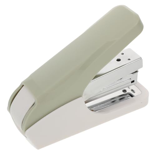 LOLIPPYY Single Finger Book Binding Stapler Leichtes Handheftgerät für Büro und Schule Tragbarer Desktop Hefter für Sichere Präzise Bindung von Dokumenten und Büchern Ergonomisch und von LOLIPPYY