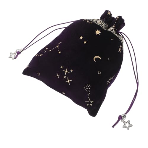 LOLIPPYY Star Samtbeutel Kleiner Samtbeutel Sachet-beutel Beutel Mit Kordelzug Mini-taschen Mit Kordelzug Beutel Zur Hochzeit Schmucktaschen Goodie-bags Mit Kordelzug Violett Flanell von LOLIPPYY
