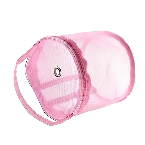LOLIPPYY Strick und Häkeltasche Nylon mit Mesh Design Rosa für Zubehör Aufbewahrungslösung für Strick und Häkelutensilien Klein und Praktisch LOLIPPYY Strick und Häkeltasche Nylon mit Mesh Design Rosa für Zubehör Aufbewahrungslösung für Strick und Häkelutensilien Klein und Praktisch von LOLIPPYY