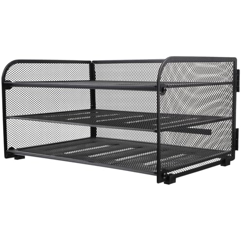 LOLIPPYY Stufiger Schreibtisch Organizer Stapelbar Briefablage Büro Aktenhalter mit Hoher Stabilität für Ordner Dokumente und Papierablage Desktop LOLIPPYY Stufiger Schreibtisch Organizer Stapelbar Briefablage Büro Aktenhalter mit Hoher Stabilität für Ordner Dokumente und Papierablage Desktop von LOLIPPYY