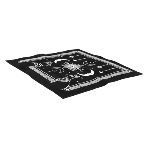 LOLIPPYY Tarot Tischdecke aus Hochwertigem mit Mond Sonne Stern Design und Dekorativ für Psychotherapeuten und Astrologie Enthusiasten Praktische Tarotkarten Requisite von LOLIPPYY