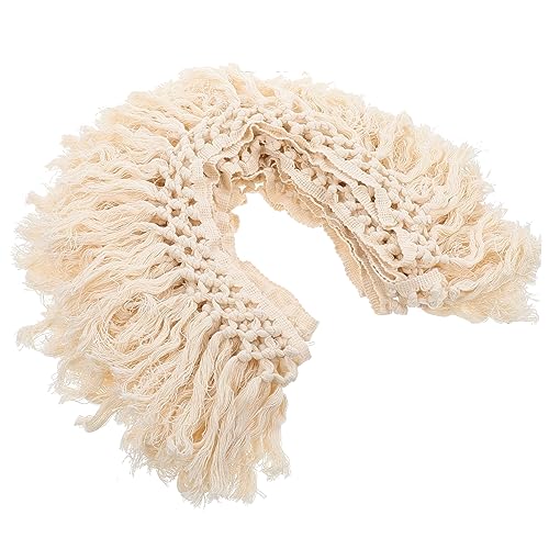 LOLIPPYY Tassel Lace Trim Waschbarer Spitzenbesatz für DIY Dekorationen Hochwertigem für Kleidung Heimdekoration und Bastelprojekte von LOLIPPYY