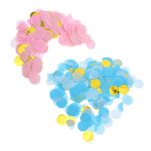 LOLIPPYY Teiliges Gender Reveal Konfetti und Blau Runde Papierschnipsel Biologisch Abbaubare Shower Streudeko Einfache Anwendung Farbmischung für Babyparty Tischdekoration LOLIPPYY Teiliges Gender Reveal Konfetti und Blau Runde Papierschnipsel Biologisch Abbaubare Shower Streudeko Einfache Anwendung Farbmischung für Babyparty Tischdekoration von LOLIPPYY