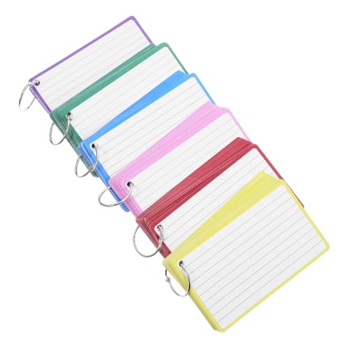 LOLIPPYY Teiliges Kleine Linierte Memo Notizbücher mit Ringbindung Farbige Flashcards für Studium und Büro Handliche Notepads mit Angenehmem Schreibkomfort für Notizen und Lernkarten LOLIPPYY Teiliges Kleine Linierte Memo Notizbücher mit Ringbindung Farbige Flashcards für Studium und Büro Handliche Notepads mit Angenehmem Schreibkomfort für Notizen und Lernkarten von LOLIPPYY