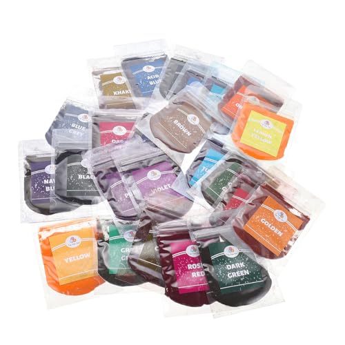 LOLIPPYY Teiliges Tie Dye Pulver pro Beutel Bunte Textilfarben für Erwachsene Leuchtende Batikfarben für DIY Stofffärben für Kreativprojekte und Partybedarf von LOLIPPYY