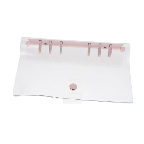LOLIPPYY Transparent PVC Ordner Leichter Dateiordner mit Clip Praktischer Reise Organizer für Schüler und Büro Vielseitiger Memohalter Wiederverwendbarer Dokumentenhalter von LOLIPPYY
