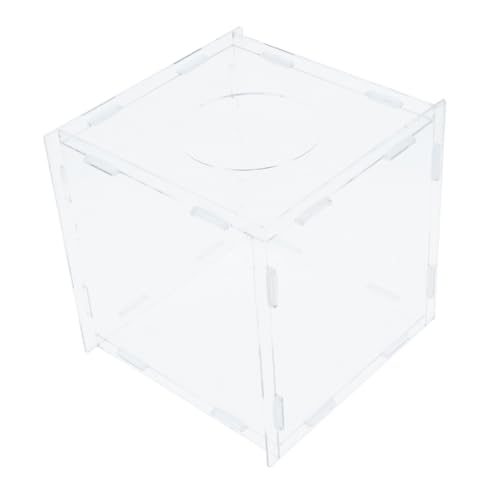 LOLIPPYY Transparente Acryl Losbox mit Schlitz Abnehmbare Raffle Box für Tickets Spenden und Geld Vielseitige Verlosungsbox für Firmenfeiern und Events von LOLIPPYY