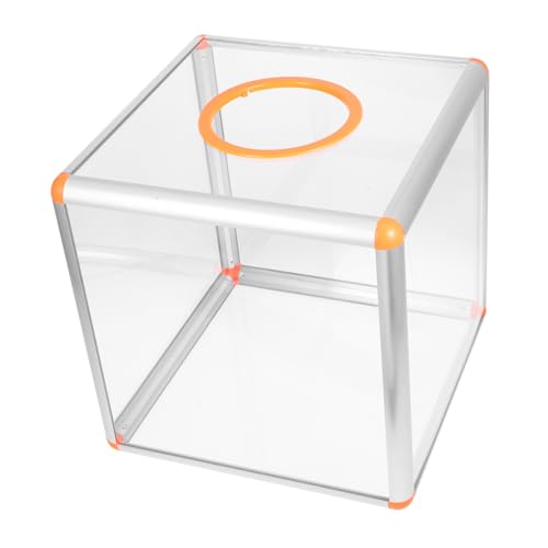 LOLIPPYY Transparente Losbox Multifunktionale Würfel spendenbox Raffle Wahlurne für Geburtstage Hochzeiten Firmenveranstaltungen Große Kapazität Sichere und Faire Nutzung von LOLIPPYY