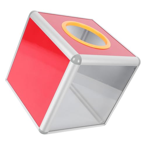 LOLIPPYY Transparente Multifunktionale Wahlurne aus Robustem Material als Spenden und Losbox für Meetings Firmenfeiern und Aktionen Geeignet Klare Würfelform von LOLIPPYY