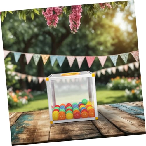 LOLIPPYY Transparente Raffle Box mit Schlitz Multifunktionale Vorschlags und Spendenbox Klare Losbox für Wohltätigkeit Abstimmung und Veranstaltungen Einfache Sichtbarer von LOLIPPYY