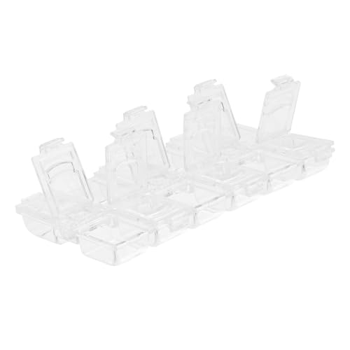 LOLIPPYY Transparentes Fächer Aufbewahrungsbox für Nagelkunst Zubehör Langlebiger Acryl Schmuck Organizer mit Vielseitigen Unterteilungen für Perlen Strasssteine und Kleine Accessoires LOLIPPYY Transparentes Fächer Aufbewahrungsbox für Nagelkunst Zubehör Langlebiger Acryl Schmuck Organizer mit Vielseitigen Unterteilungen für Perlen Strasssteine und Kleine Accessoires von LOLIPPYY