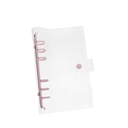 LOLIPPYY Transparentes PVC Loseblatt Notizbuch Cover Praktischer Flexibler Ordner für Tagebuch Reiseplaner Einsetzbar für Schule Büro und Alltag Schützend und Wiederverwendbar von LOLIPPYY