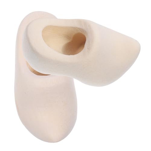 LOLIPPYY Unbemalte Mini Holzschuhe DIY Puppenhaus Holzklompen Dekoration Bastelzubehör für Miniaturszenen und Puppenhaus Zubehör LOLIPPYY Unbemalte Mini Holzschuhe DIY Puppenhaus Holzklompen Dekoration Bastelzubehör für Miniaturszenen und Puppenhaus Zubehör von LOLIPPYY