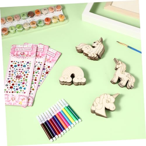 LOLIPPYY Unlackierte Holzscheiben Einhorn und Wolken DIY Holzfiguren zum Bemalen Naturbelassene Holzausschnitte für Kreative Bastelprojekte und Heimdekoration LOLIPPYY Unlackierte Holzscheiben Einhorn und Wolken DIY Holzfiguren zum Bemalen Naturbelassene Holzausschnitte für Kreative Bastelprojekte und Heimdekoration von LOLIPPYY