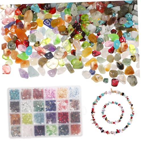 LOLIPPYY Unregelmäßige Steinperlen Fächer Natürliche Abstandsperlen für DIY Armband und Halskette Hochwertige Schmuckperlen mit Glatter Oberfläche für Basteln von LOLIPPYY