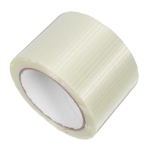 LOLIPPYY Verstärktes Klebeband Umzugs Packband Dichtungsband Faserband Paketband Faserverstärktes Packband Umzugsband Für Kartons Klempnerband Verpackungsband Transparente Pet Folie von LOLIPPYY