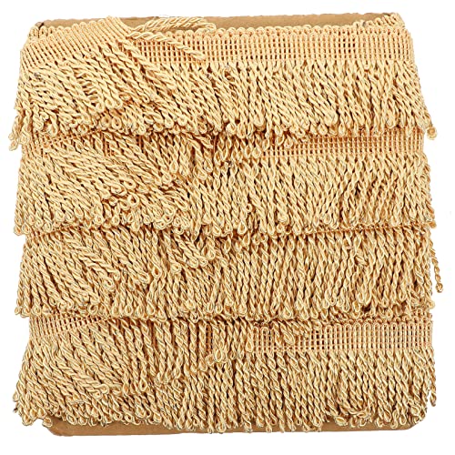 LOLIPPYY Vorhangfransen Dekorative Quaste für Nähprojekte DIY Zubehör für Vorhänge Sofas Kleidung und Bastelarbeiten Hochwertigem Kunstseide von LOLIPPYY
