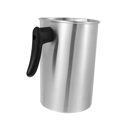 LOLIPPYY Wachsschmelztopf für DIY Duftkerzen Hitzebeständiger Griff Praktischer Kerzenherstellungsbecher für Kerzenwachs für Gasherd und Grill von LOLIPPYY