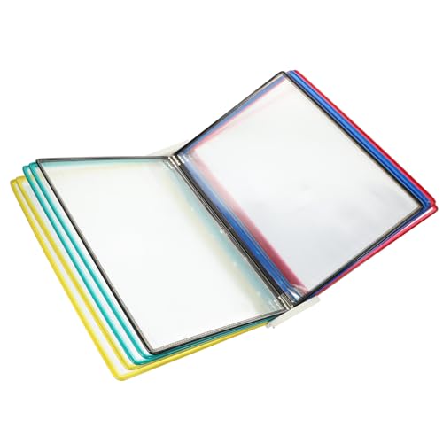 LOLIPPYY Wandmontierter Dokumentenhalter Seitig Farbiger Aktenordner Hängende Aufbewahrung Für Bürobedarf Zeitschriftenablage Flexibel Und Stabil Für Und Papieraufbewahrung von LOLIPPYY