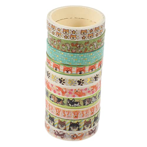 LOLIPPYY Washi Tape mit Haustiermotiven 10 Rollen Dekoratives Selbstgemacht Klebeband Multifunktional für Scrapbooking und Journal Ästhetisches Bastelzubehör LOLIPPYY Washi Tape mit Haustiermotiven 10 Rollen Dekoratives Selbstgemacht Klebeband Multifunktional für Scrapbooking und Journal Ästhetisches Bastelzubehör von LOLIPPYY