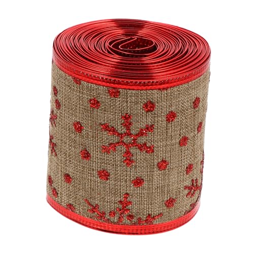 LOLIPPYY Weihnachtliches Dekoband Geschenkband mit Goldener Prägung Breit Farbenfrohes DIY Band für Geschenkverpackung Hochzeits und Weihnachtsdeko Strapazierfähig und Vielseitig Einsetzbar LOLIPPYY Weihnachtliches Dekoband Geschenkband mit Goldener Prägung Breit Farbenfrohes DIY Band für Geschenkverpackung Hochzeits und Weihnachtsdeko Strapazierfähig und Vielseitig Einsetzbar von LOLIPPYY