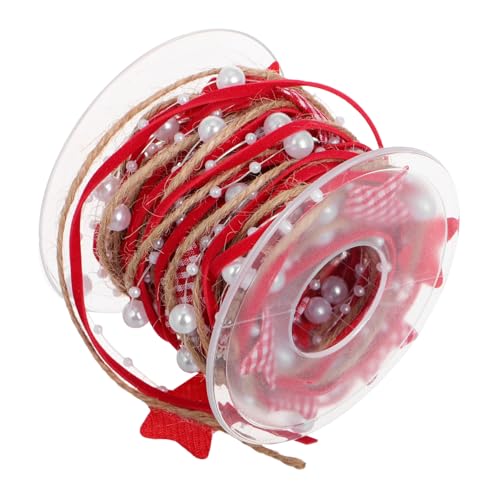 LOLIPPYY Weihnachtsband Geschenkband Glitzer Schleifenband für Geschenkverpackung DIY Weihnachtsbaum Dekoration Party Basteln Langlebig von LOLIPPYY