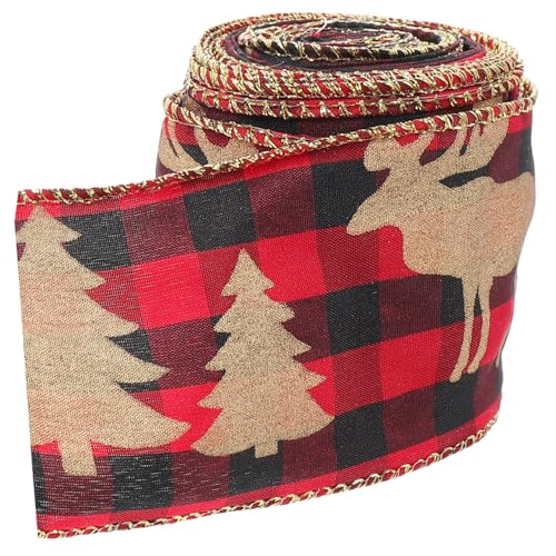 LOLIPPYY Weihnachtsband aus Strapazierfähigem Leinen mit Klassischem Druck DIY Geschenkband für Festtagsdekoration Farbenfrohes Karikaturmotiv Vielseitig Zuschneidbar für LOLIPPYY Weihnachtsband aus Strapazierfähigem Leinen mit Klassischem Druck DIY Geschenkband für Festtagsdekoration Farbenfrohes Karikaturmotiv Vielseitig Zuschneidbar für von LOLIPPYY