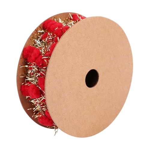 LOLIPPYY Weihnachtsbaum Dekoband mit Roten Glitzernden Fuzzy Balls Drahtband für DIY Bastelarbeiten Kinderfreundliche Weihnachtsdeko Langlebiges Glitterband für Festliche Dekoration LOLIPPYY Weihnachtsbaum Dekoband mit Roten Glitzernden Fuzzy Balls Drahtband für DIY Bastelarbeiten Kinderfreundliche Weihnachtsdeko Langlebiges Glitterband für Festliche Dekoration von LOLIPPYY