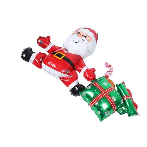 LOLIPPYY Weihnachtsmann Aluminiumfolie Ballon Aufblasbare Weihnachtsdeko Grün Rotes Design Langlebig und Leicht für Weihnachtsfeier und Partydekoration LOLIPPYY Weihnachtsmann Aluminiumfolie Ballon Aufblasbare Weihnachtsdeko Grün Rotes Design Langlebig und Leicht für Weihnachtsfeier und Partydekoration von LOLIPPYY