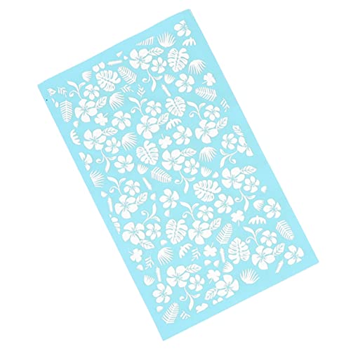 LOLIPPYY Wiederverwendbare Polymer Clay Siebdruckschablone Mesh Transfer Schablone für Diy Schmuckherstellung und Kreative Tonarbeiten mit Waschbarer Glatter Oberfläche von LOLIPPYY