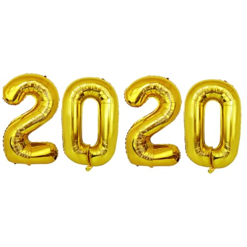 LOLIPPYY Zahlenballon Set aus Aluminiumfolie Partydekoration für Hochzeiten Babypartys und Feiern von LOLIPPYY