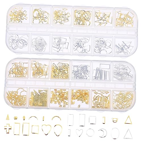 LOLIPPYY Zinklegierungs Nageldekore Boxen DIY Nagelornamente mit Verschiedenen Designs Langlebig und Einfach Anzuwenden für Natürliche und Künstliche Nägel Perfektes LOLIPPYY Zinklegierungs Nageldekore Boxen DIY Nagelornamente mit Verschiedenen Designs Langlebig und Einfach Anzuwenden für Natürliche und Künstliche Nägel Perfektes von LOLIPPYY