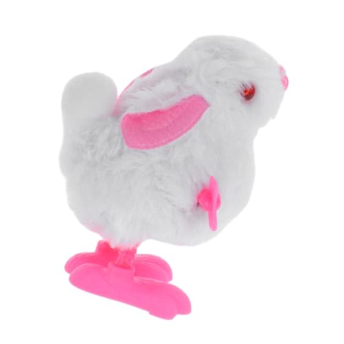 LOLIPPYY hüpfendes Hasenuhrwerk knuddelig Kuscheltier Springen interaktiv ausgestopft für hase Ostern Kaninchen Plüsch Häschenspielzeug für Mädchen Plastik von LOLIPPYY