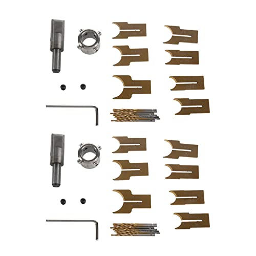 LOLPALONE 32 Stück Bohrer Set Fräser für Holzbearbeitung mit Fräsen eine Kerze in Hartmetall 14-25 mm von LOLPALONE